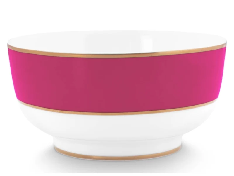 PIP STUDIO Chique Bowl gold-pink 18 cm