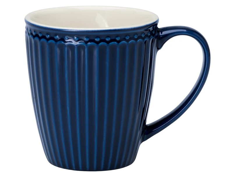 Greengate Alice Becher mit Henkel dark blue 0,4 l