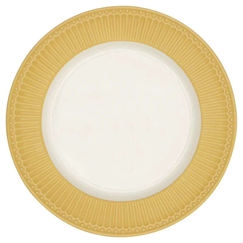 Greengate Alice Speiseteller honey mustard 26,5 cm