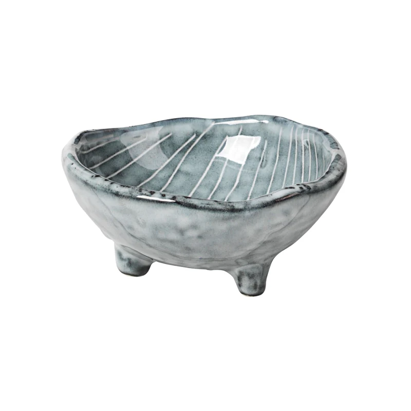 Broste Copenhagen NORDIC SEA Schale S mit kleinen Füßen 8,5 cm