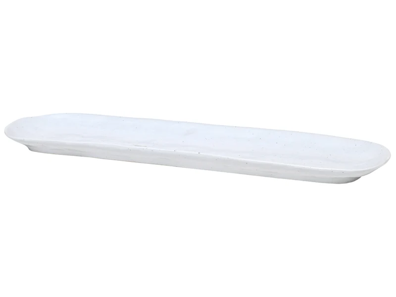 Broste Copenhagen Shape Soft Grey Platte 40 x 11 cm