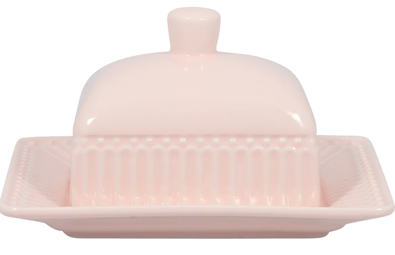 Greengate Alice Butterdose small pale pink 14 x 12 cm