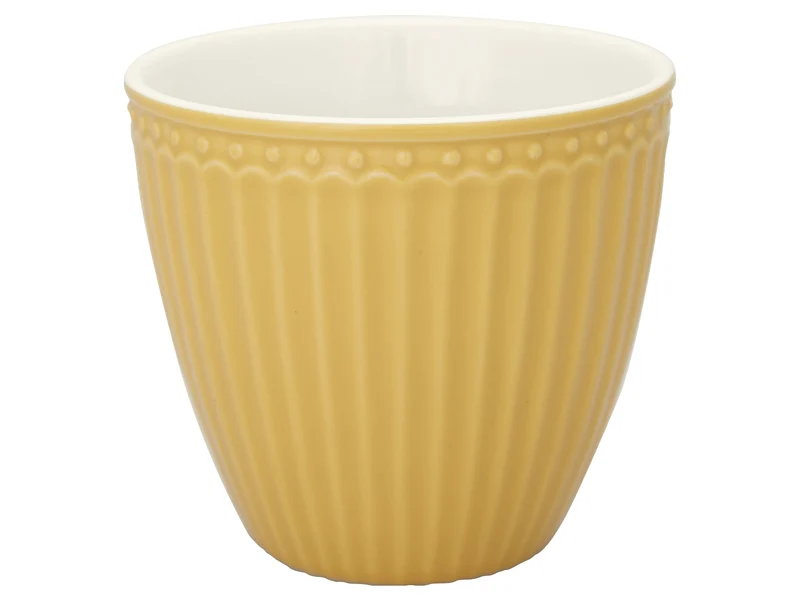 Greengate Alice Latte Cup honey mustard 0,3 l