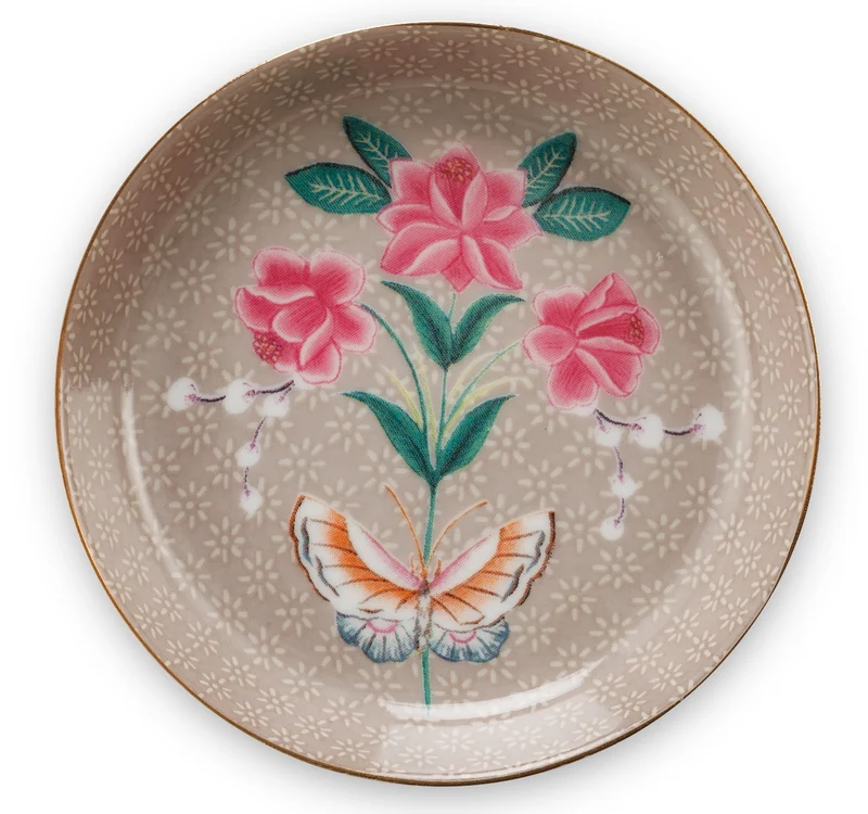PIP STUDIO Blushing Birds Teebeutelablage khaki 9 cm