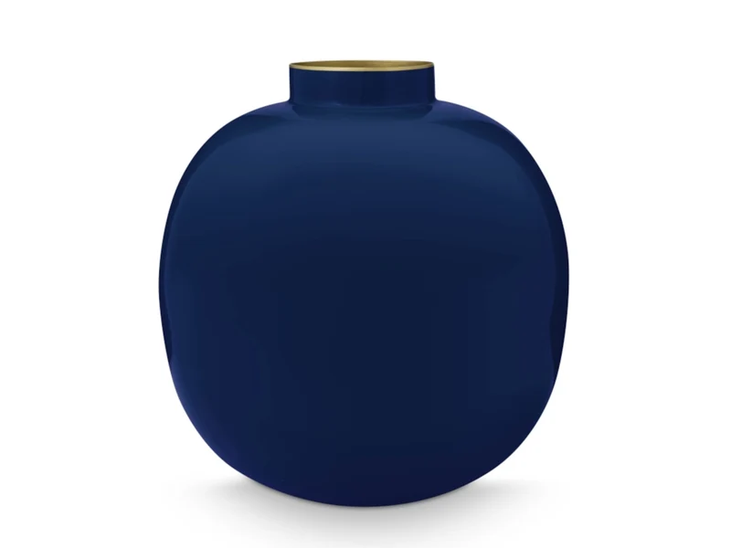 PIP STUDIO Vase Metal blau 23 cm