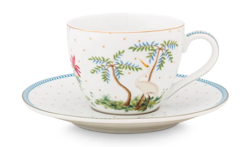 PIP STUDIO Jolie Dots Gold Espressotasse & Untertasse 0,12 l