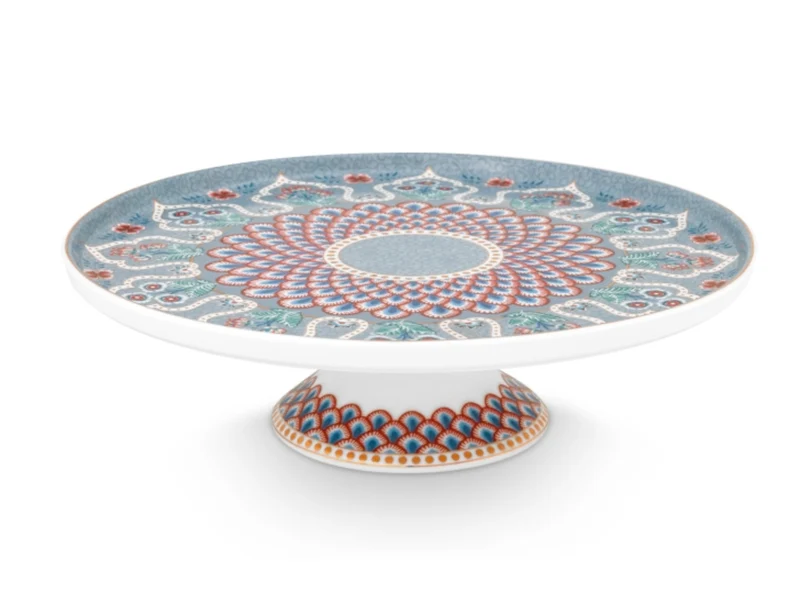 PIP STUDIO Flower Fest.Scallop mini Tortenplatte Deco LB 21cm