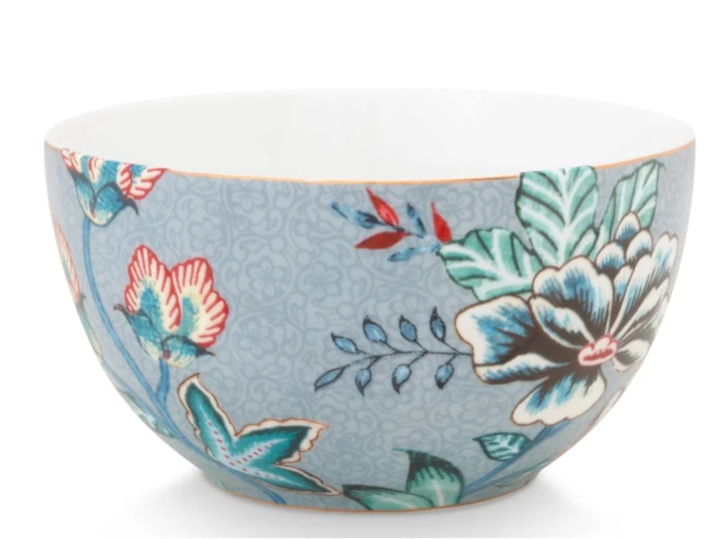 PIP STUDIO Flower Festival Bowl Light Blue 12 cm