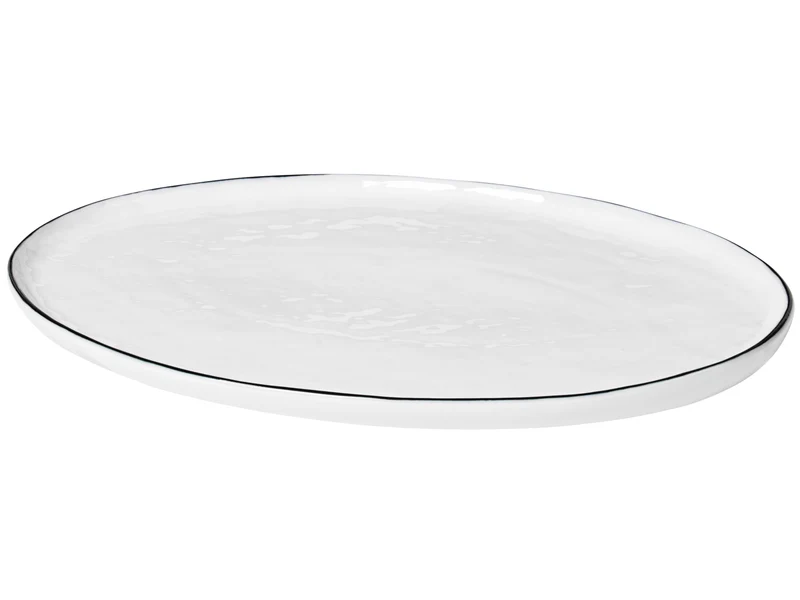 Broste Copenhagen SALT Platte oval 20 x 30 cm