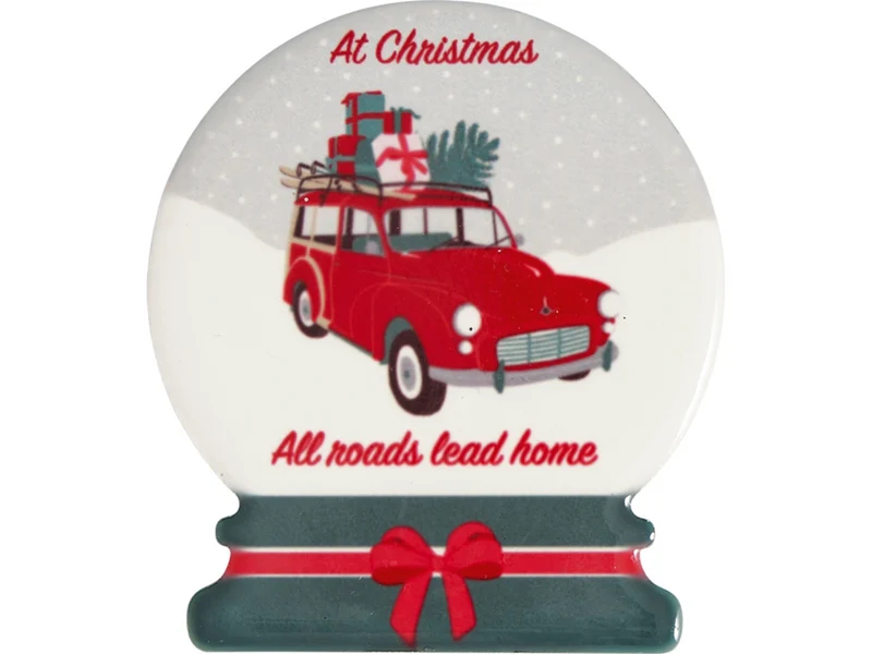 Greengate Christmas Car Magnet red Set4