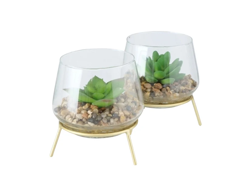 Boltze Candio Kunstpflanze Agave sortiert 11 cm (1 Stück)