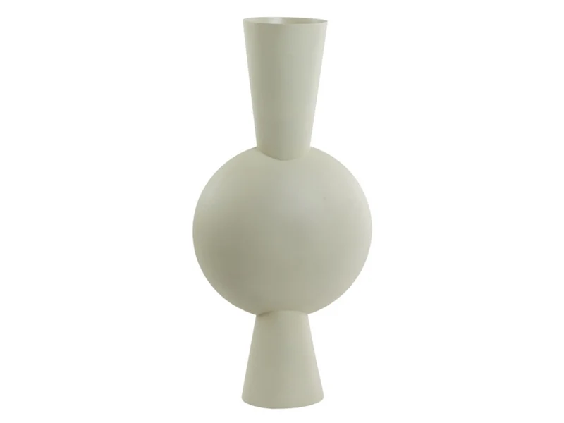 Light & Living Kavandu Vase hellgrau 79,5 cm