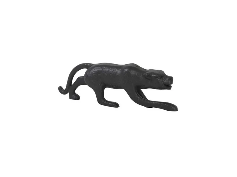 Light & Living LEOPARD Ornament schwarz matt 21 x 3,5 x 6,5 cm