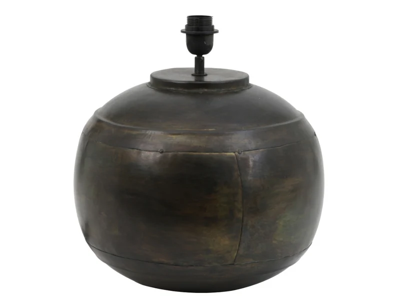 Light & Living LYBA Lampenfuss schwarz zink 37 cm