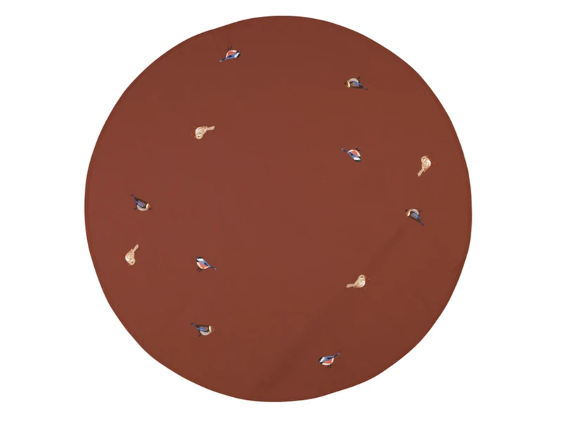 Broste Copenhagen BIRD Weihnachtsbaumdecke smoked paprika 120 cm