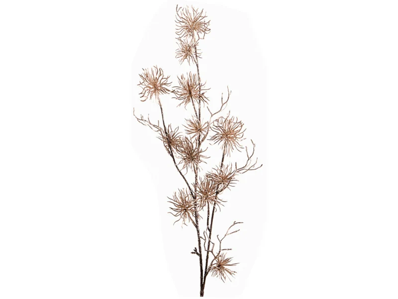 EK Distelzweig champagnerglitter 81 cm