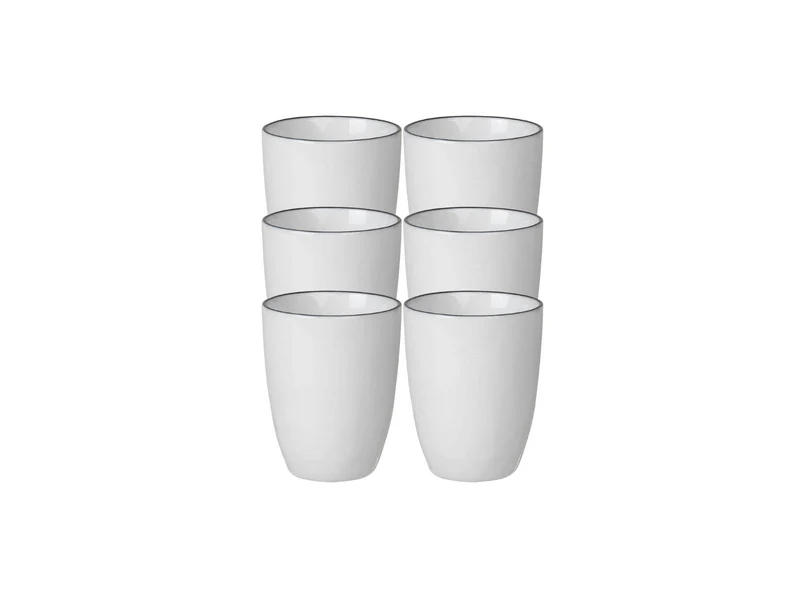 Broste Copenhagen SALT Espresso Becher ohne Henkel 0,1 l Set6
