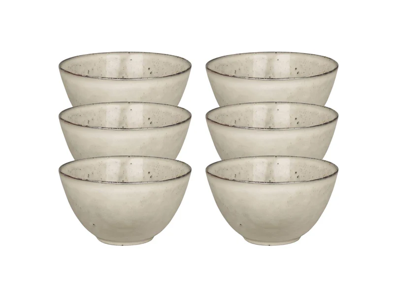 Broste Copenhagen NORDIC SAND Schale 15 cm Set6