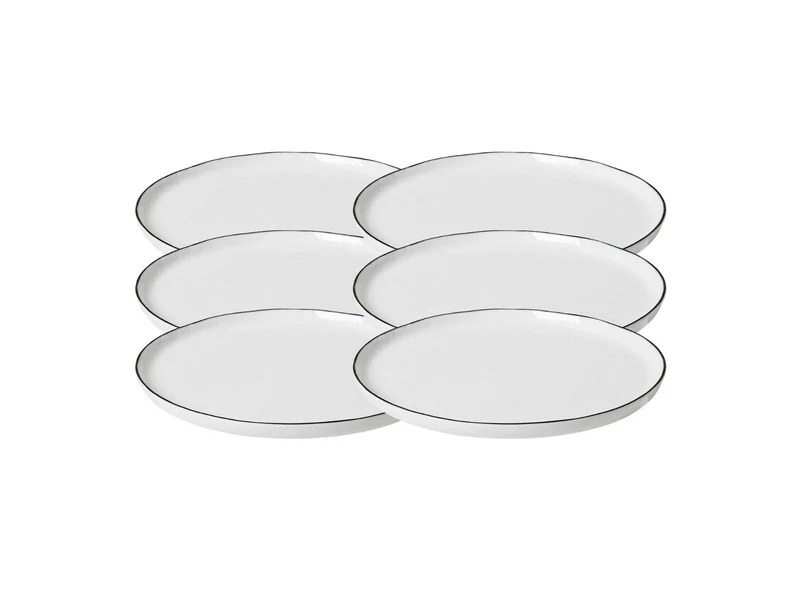 Broste Copenhagen SALT Dessertteller 22 cm Set6