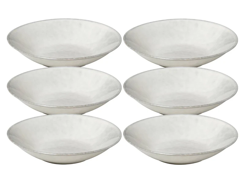 Broste Copenhagen NORDIC SAND Teller tief 22,5 cm Set6