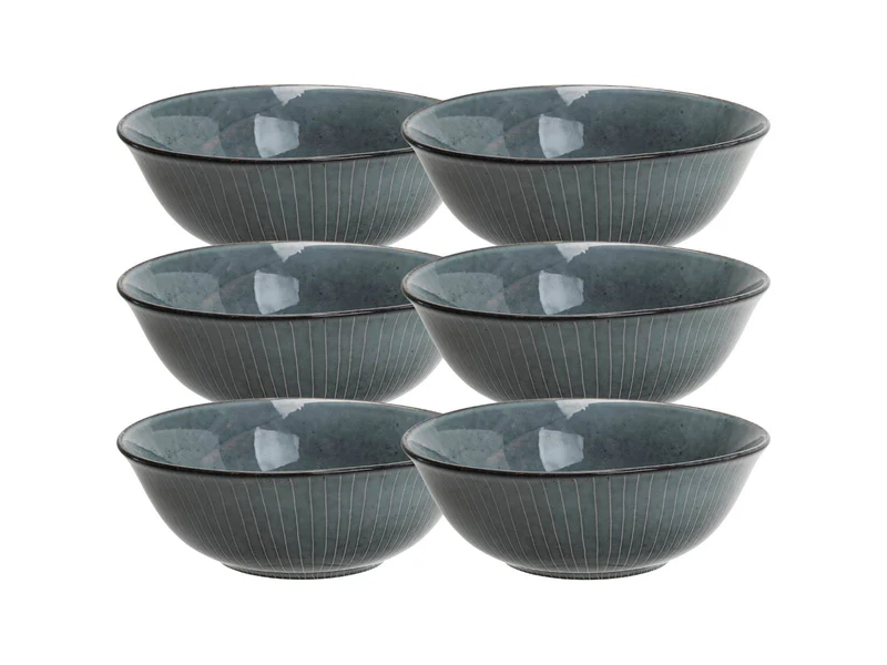 Broste Copenhagen NORDIC SEA Buddha Schale 21 x 7,5 cm Set6