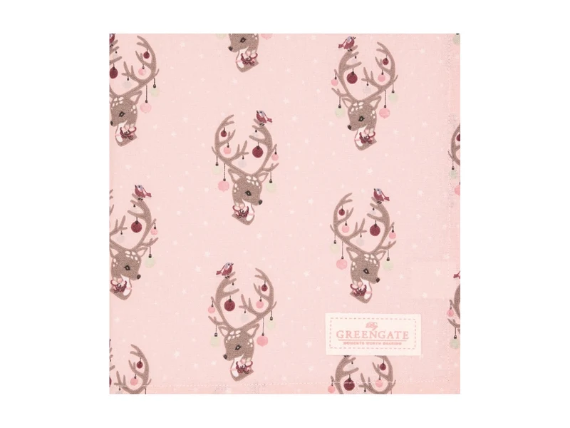 Greengate Dina Tischdecke pale pink 100 x 100 cm