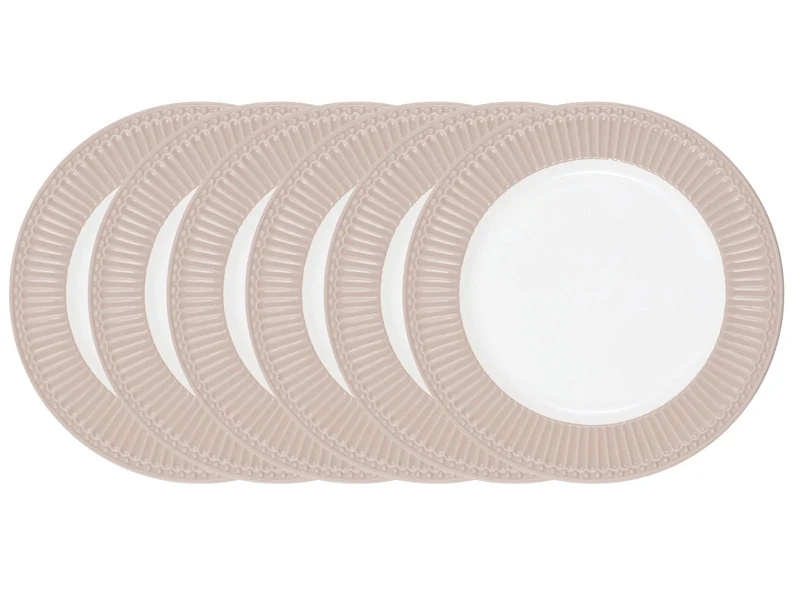 Greengate Alice Speiseteller creamy fudge 26,5 cm 6tlg