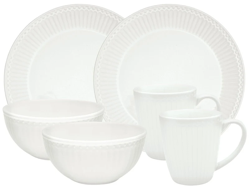 Greengate Alice Frühstücksset white 6tlg