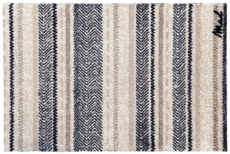Fußmatte beige schwarz Ian