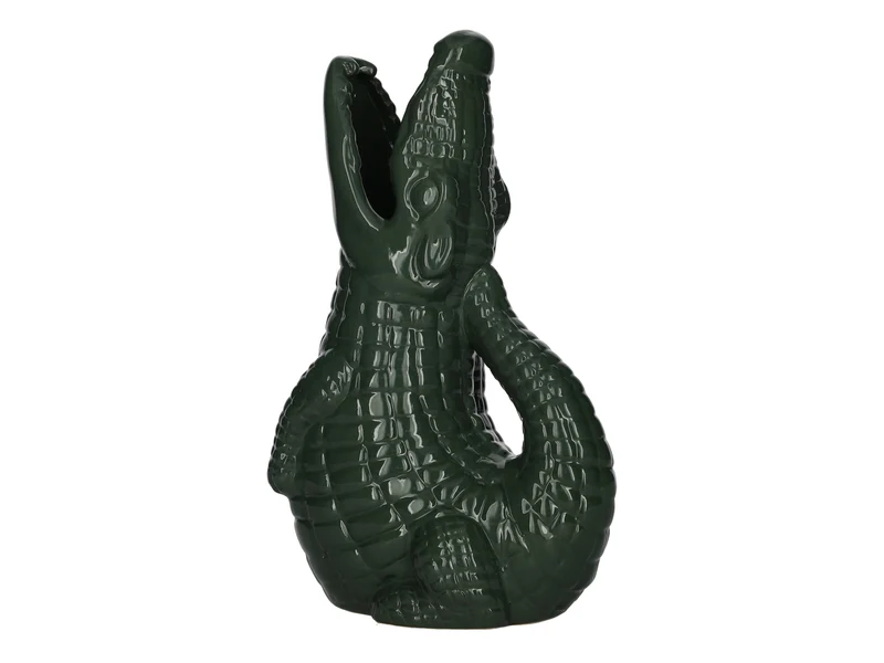 Giftcompany Croco Vase dunkelgrün 25cm