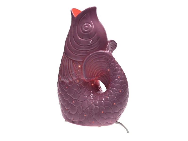 Giftcompany Monsieur Carafon Fisch Lampe XS rosa 25cm