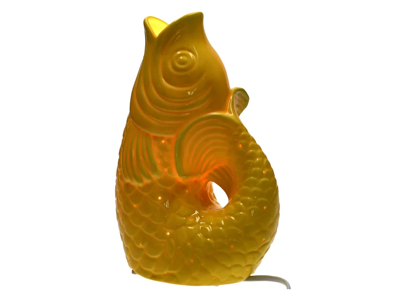 Giftcompany Monsieur Carafon Fisch Lampe XS gelb 25cm