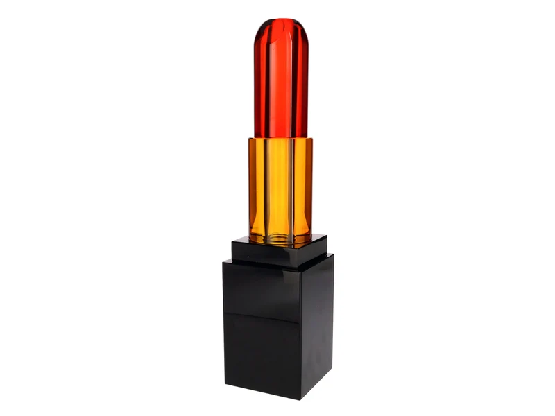 Giftcompany Dioptrics Liplux Vase schwarz/rot 33,5cm