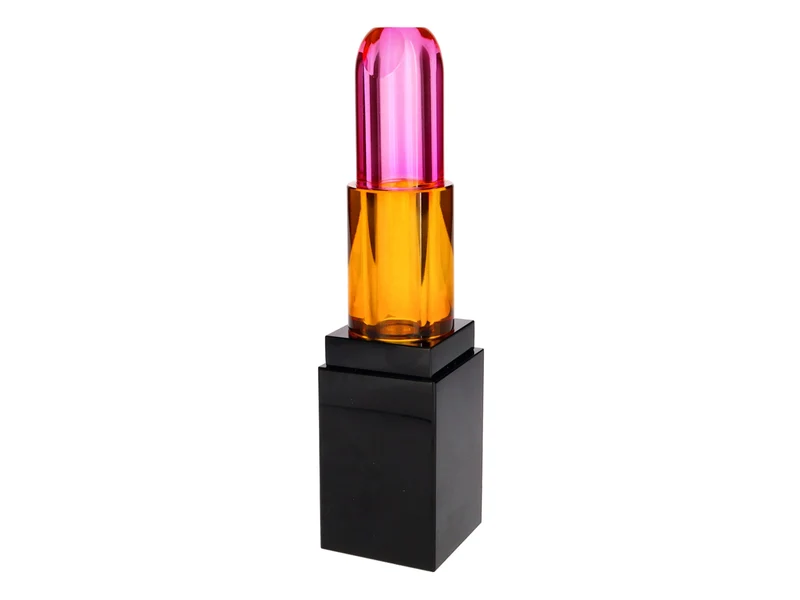 Giftcompany Dioptrics Liplux Vase schwarz/rosa 24cm