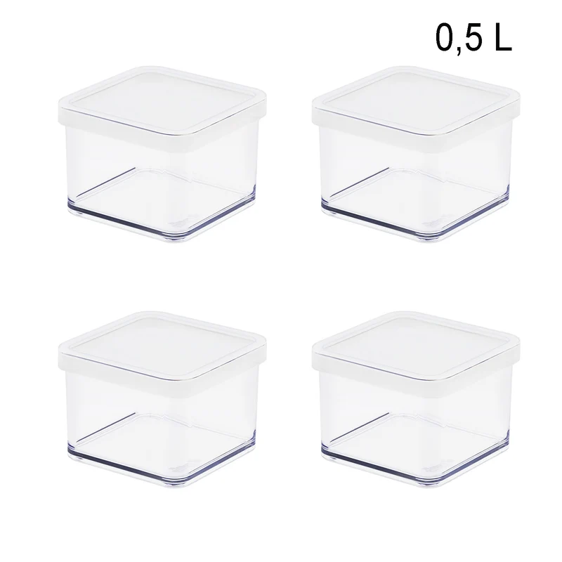 4er Set Ordnung 0,5 l LOFT