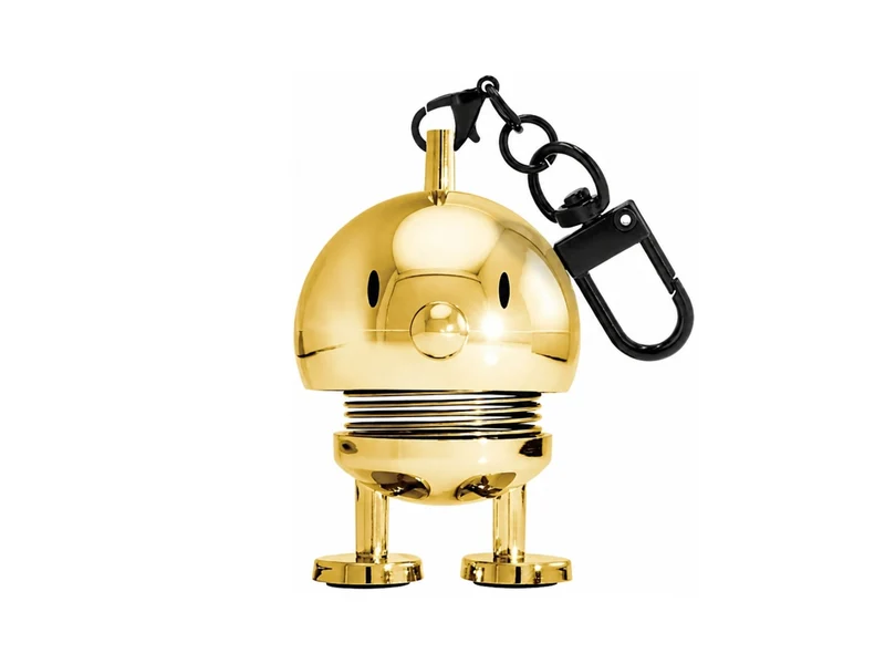 Hoptimist Bag charm gold 5,9cm