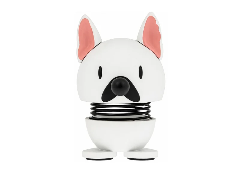 Hoptimist French bulldog XS white 6cm