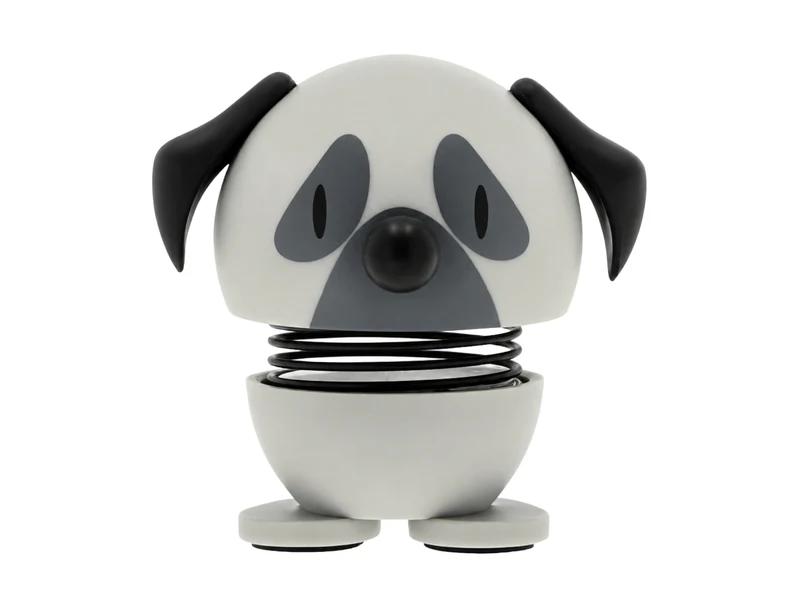 Hoptimist Pug XS grey 4,9cm