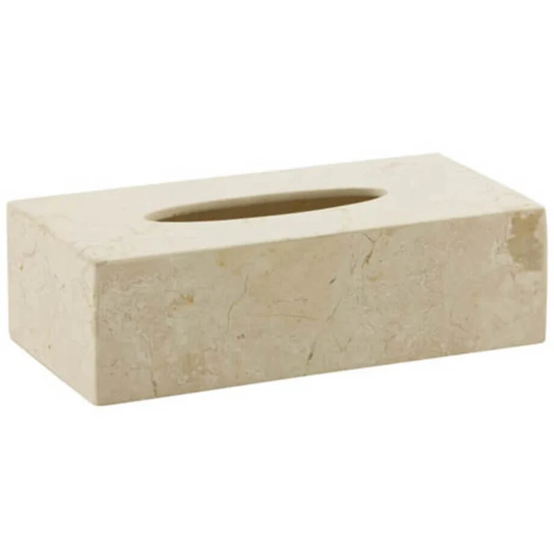 Kosmetiktuchbox Marmor creme Luxor
