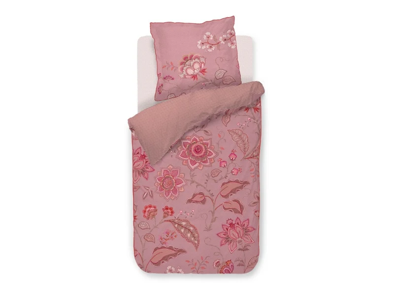 PIP STUDIO Mumbai Night Bettwäsche pink 135x200cm (1 Stück)