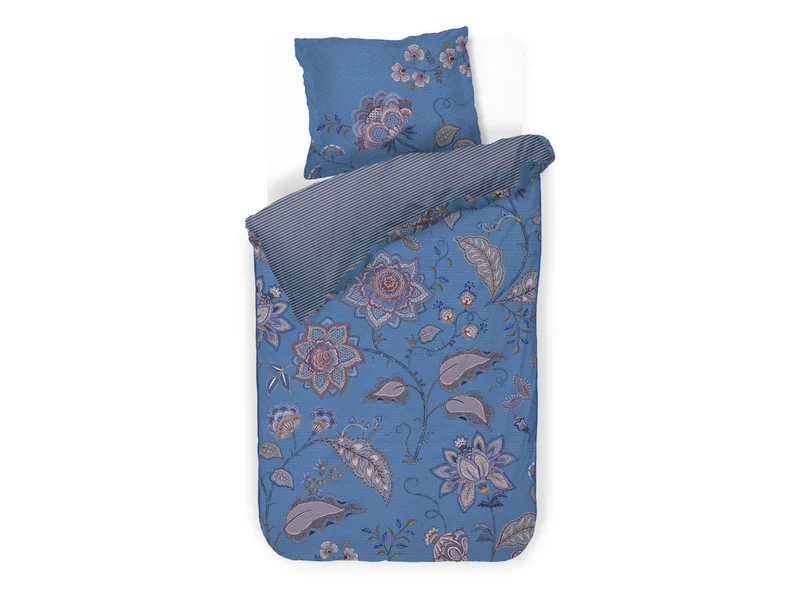 PIP STUDIO Mumbai Night Bettwäsche blau 135x200cm (1 Stück)