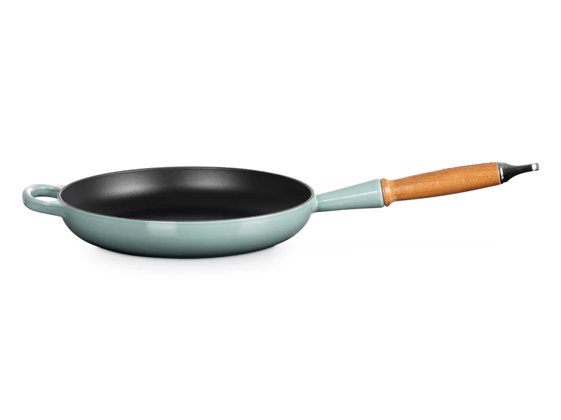 Le Creuset Brat- und Servierpfanne Signature mit Holzgriff sea salt 26cm