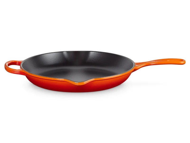Le Creuset Brat- und Servierpfanne Signature rund ofenrot 30cm