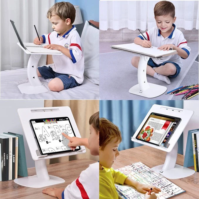 Verstellbarer ergonomischer Laptop- und Buchhalterständer