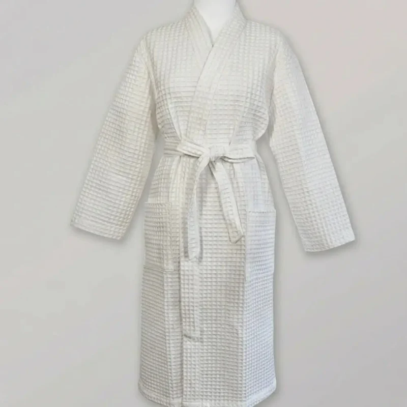 Bademantel in Waffelpiqué Prima