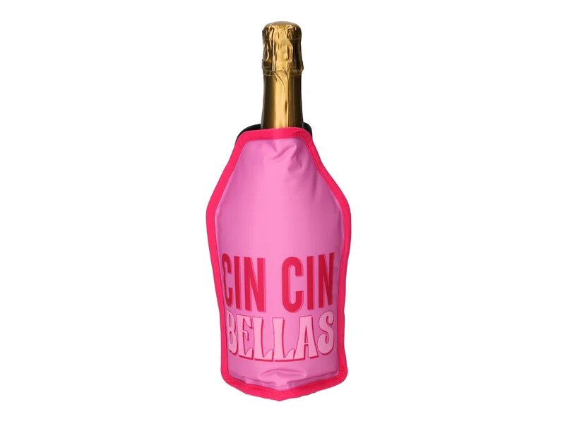 Giftcompany Froid Kühlmanschette Cin Cin Bellas, Salute Ragazzi rosa/türkis 23,5cm