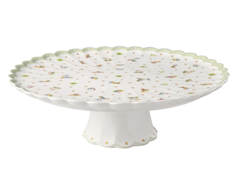 Villeroy & Boch Easter Delight Kuchenplatte auf Fuss 32cm