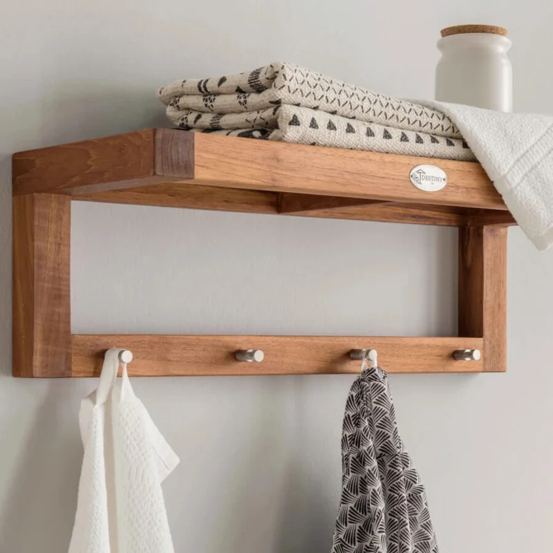 Wandbord aus Holz | Spa