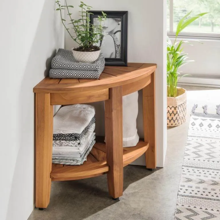 Regal Ecke aus Holz | Spa