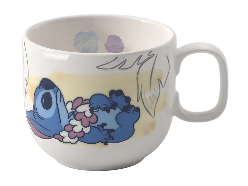Villeroy & Boch Disney Stitch Kinderbecher mit Henkel klein weiß 0,17l